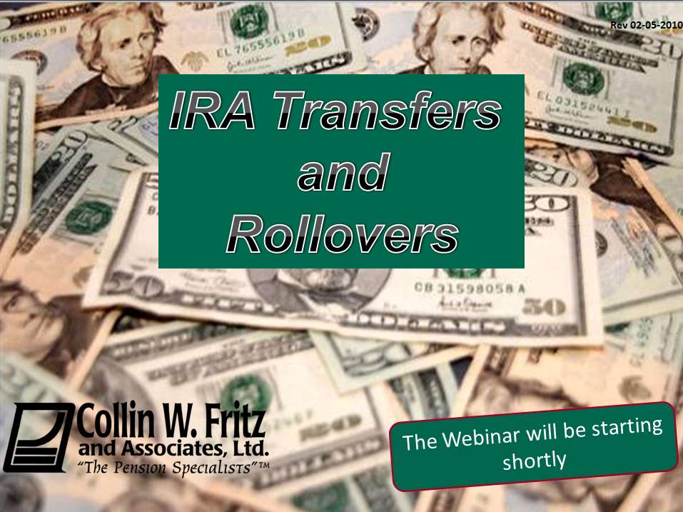 IRA Transfers/Rollovers